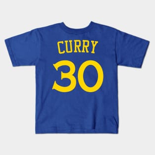 Curry Jersey Number Kids T-Shirt